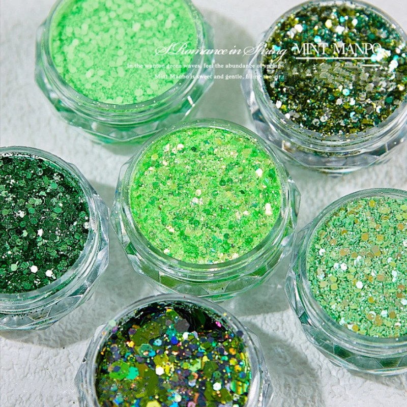 Peppermint  Goblin Eyes Nail Sequins
