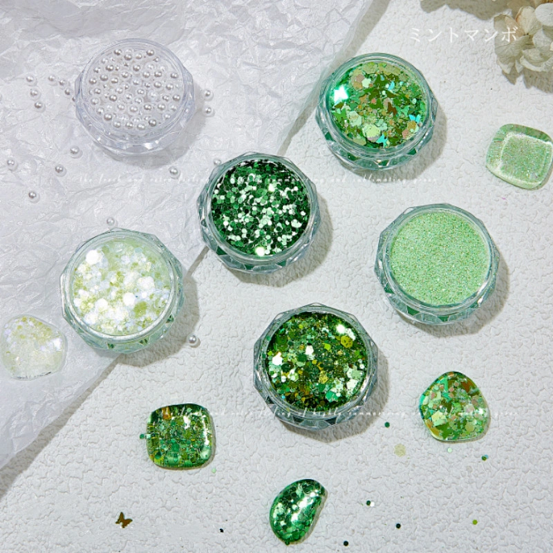 Peppermint  Goblin Eyes Nail Sequins
